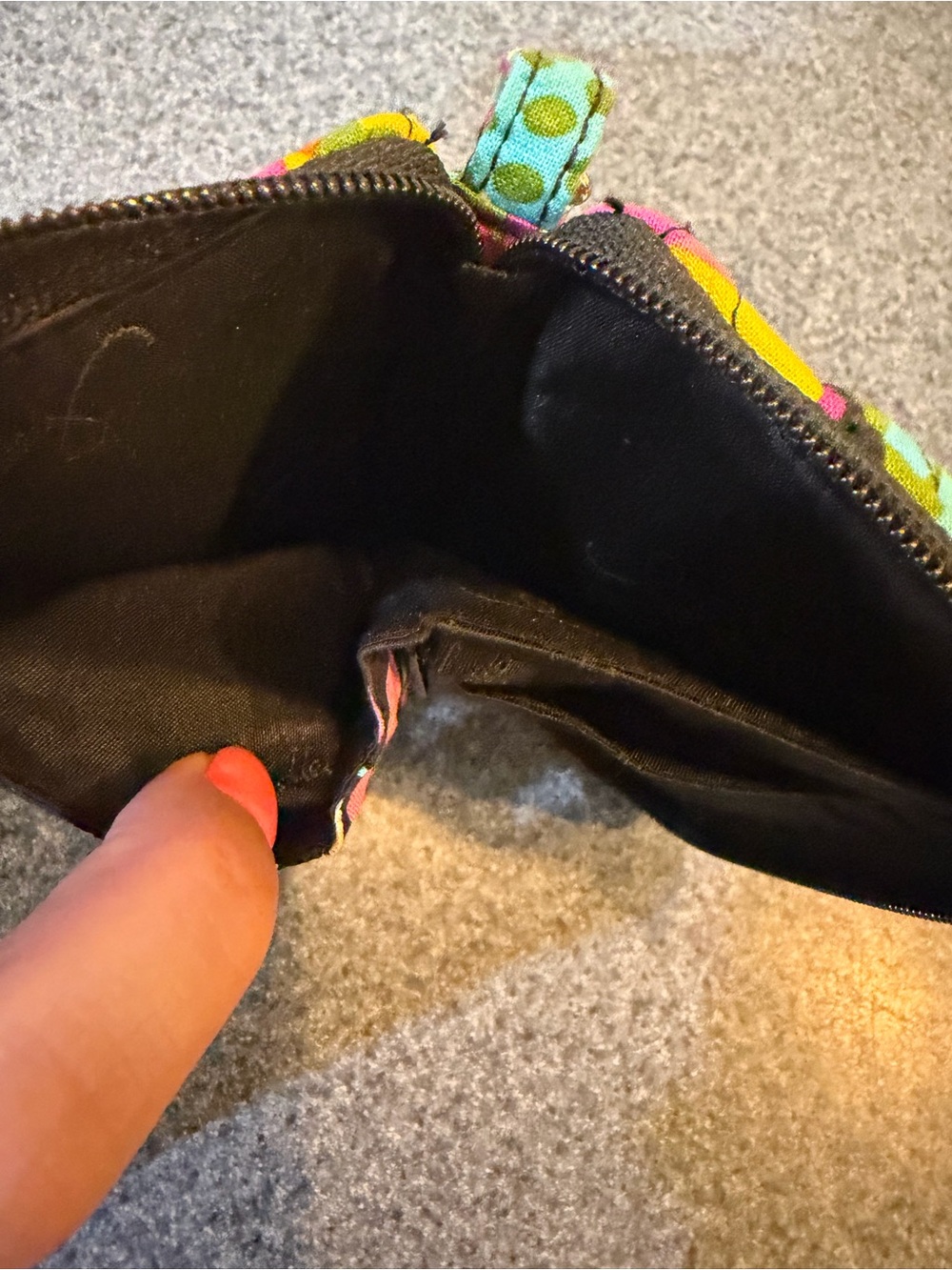 Vera Bradley Multicolor Quilted Wristlet Wallet - Picture 5 of 6
